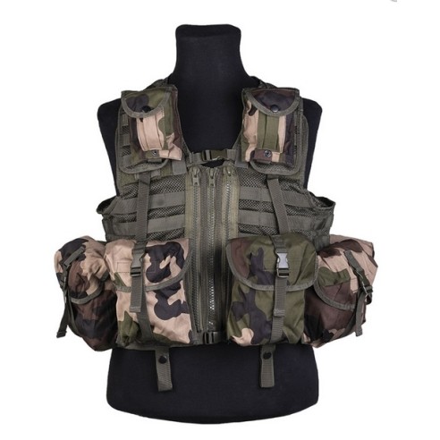 Gilet tactique MIL-TEC avec système molle  camo ce