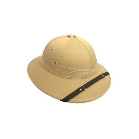 Casque tropical français beige