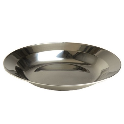 Assiette STAINLESS STEEL en 22 cm