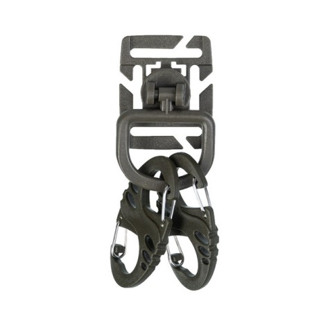 Kit 2 mousquetons Duraflex noir