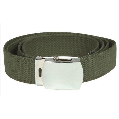 Ceinture US toile coton boucle métal