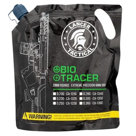 Sachet de bille traçante verte LT 0.28 gr