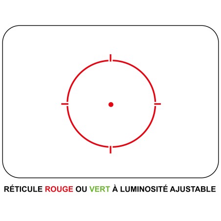 Viseur Red dot type 551 rouge et vert