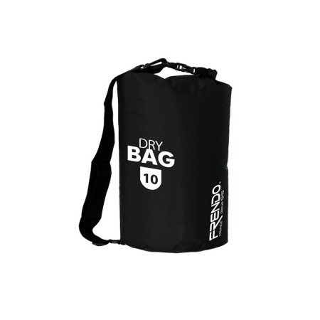 Sac étanche toile de bâche 10 litres noir