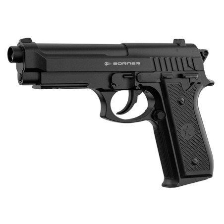 Réplique pistolet BORNER 92M full métal CO2 Cal. 4.5 mm