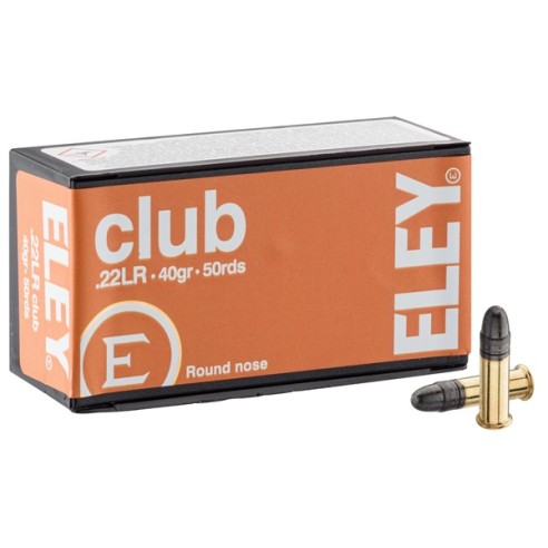 Munitions calibre .22 LongRifle Eley Club