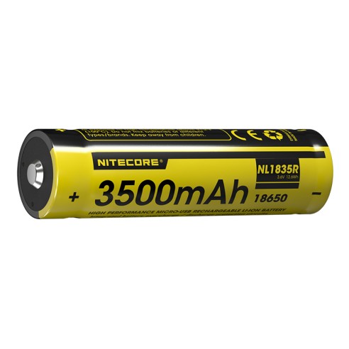 Accus Li-ion 18650-3500MAH-3.7V-12.6WH port USB