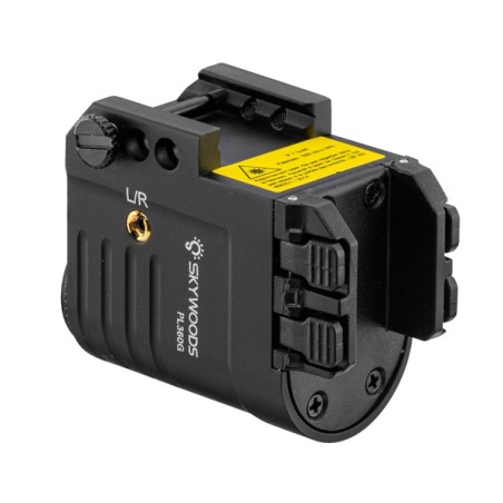 Lampe tactique 360 lumens + viseur laser vert Skywoods L53A1F