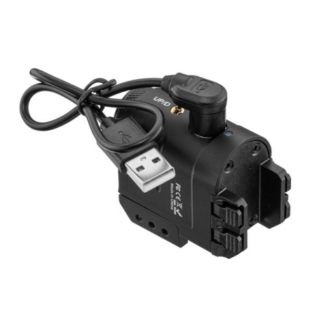 Lampe tactique 360 lumens + viseur laser vert Skywoods L53A1F