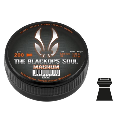 PLOMBS BO The BLACK OPS soul MAGNUM cal. 5,5mm