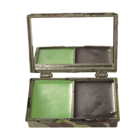 Set crème camouflage avec miroir 2 couleurs