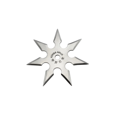 Shuriken 7 branches acier 420 silver - MAXKNIVES