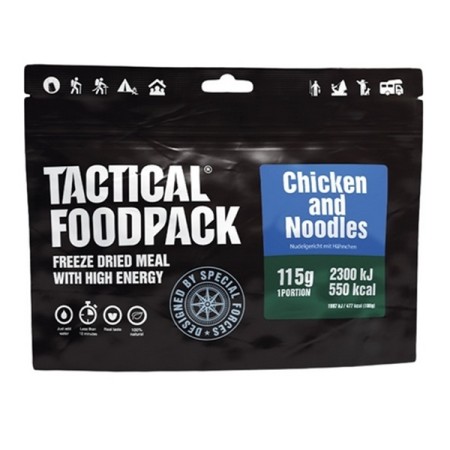 Ration alimentaire TACTICAL FOODPACK PÂTES ET POULET