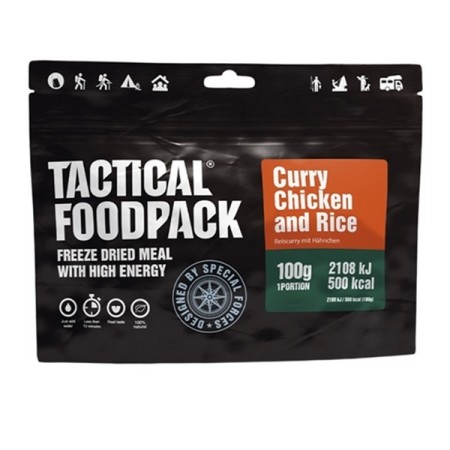 Ration alimentaire TACTICAL FOODPACK CURRY POULET ET RIZ