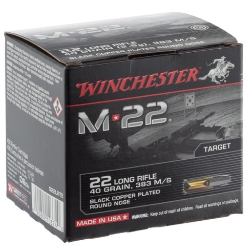 Boite de cartouches en vrac M22 cal. 22 LR WINCHESTER