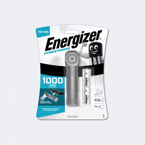 Lampe frontale & torche ENERGIZER HYBRID - 1000...