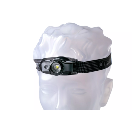 Lampe Frontale LED LENSER Rechargeable Outdoor Série MH5 Noire/grise Max 400 lumens