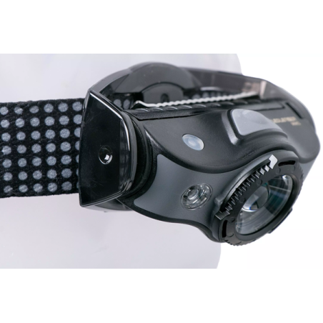 Lampe Frontale LED LENSER Rechargeable Outdoor Série MH5 Noire/grise Max 400 lumens