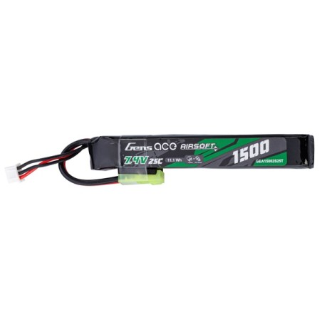 Batterie Lipo 2S 7.4V 1500mAh 25C 1 stick Genspow