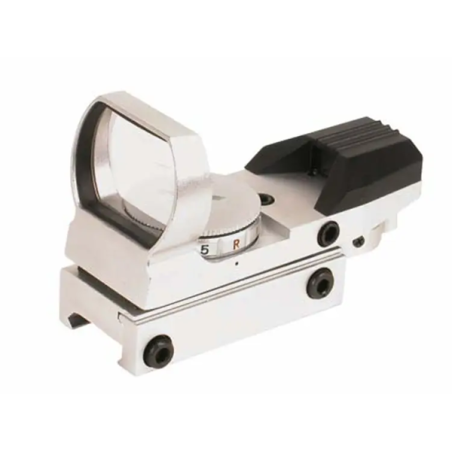 Viseur Red Dot SWISS ARMS Silver multi réticule Vert/Rouge /C50