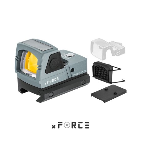 Viseur point rouge mini SOLAIRE gris