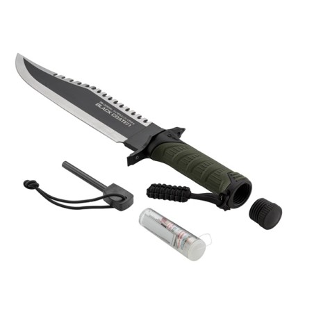 Couteau de survie K25 Corde + Allume-feu + étui