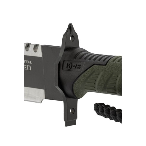 Couteau de survie K25 Corde + Allume-feu + étui