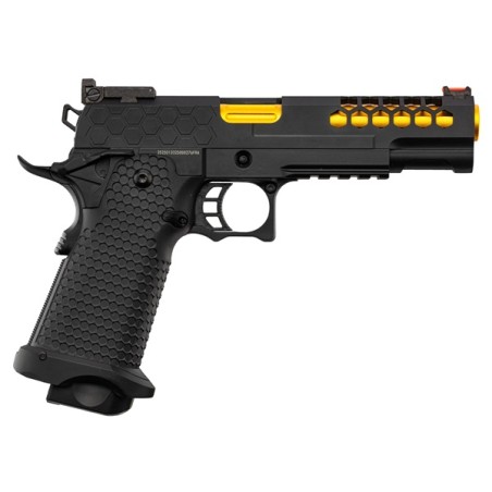 Réplique GBB hi-capa 5.1 noir/Gold Golden Eagle