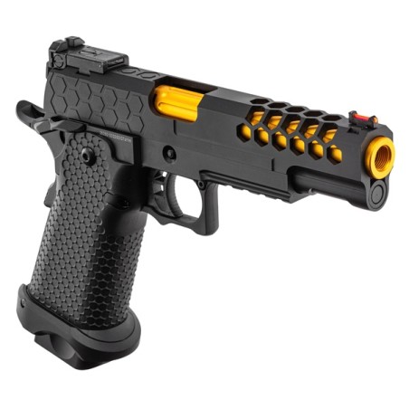 Réplique GBB hi-capa 5.1 noir/Gold Golden Eagle