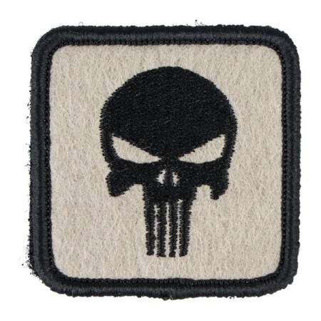 Patch crane brodé tête de mort