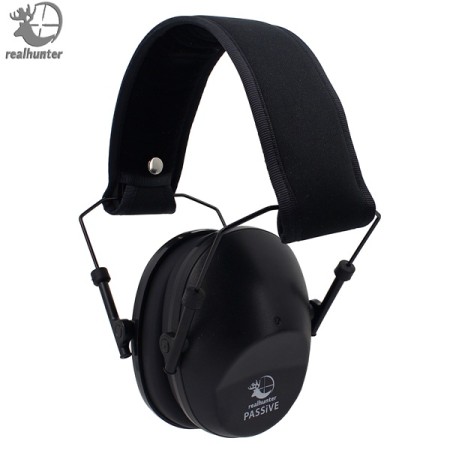 Casque Real Hunter passif noir