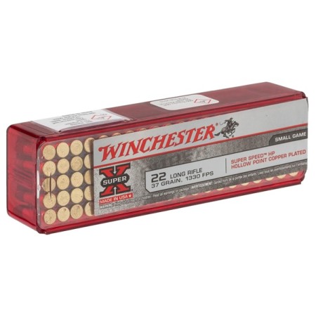 Cartouche cal. 22LR,SUPER-X,37gr,LHP Copper Plated