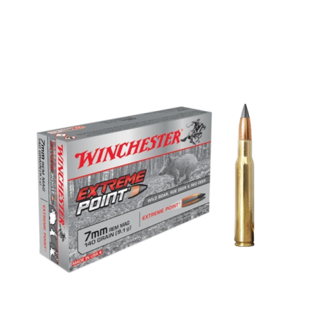 Cartouche WINCHESTER  Cal.7MM REM MAG Extreme Point 140...