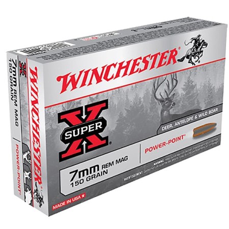 Cartouche WINCHESTER Cal. 7MM REM MAG 150GR PP