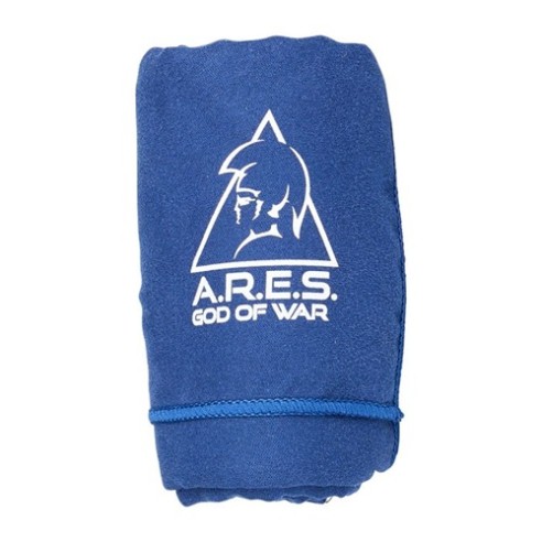 Serviette A.R.E.S microfibre bleu