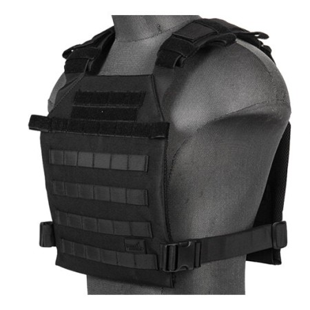 Gilet LANCER TACTICAL léger Plate carrier noir 100D