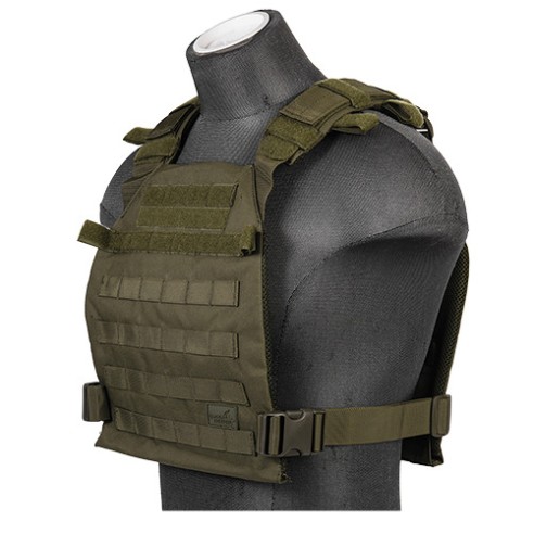 Gilet LANCER TACTICAL léger Plate carrier OD 1000D