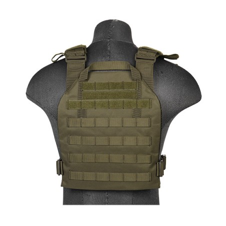 Gilet LANCER TACTICAL léger Plate carrier OD 1000D