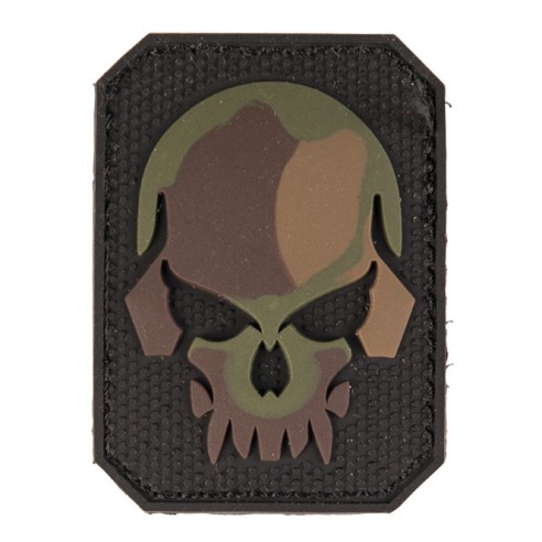 Patch PVC Tête de mort Camo